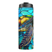 Bouteilles Isothermes Tortue colorée en verre (Devant)
