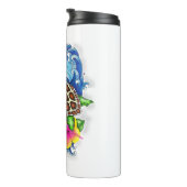 Bouteilles Isothermes Tortue de mer tropicale (Tourné sur la droite)