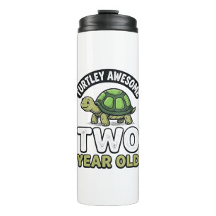 Bouteilles Isothermes Tortue Deux Ans Anniversaire Vintage Gravure Shi