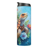 Bouteilles Isothermes Tortue florale (Tourné sur la droite)