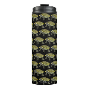 Bouteilles Isothermes Tortue (motif noir) - Mug Thermique