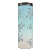 Bouteilles Isothermes Tortues marines | Monogramme côtier (Dos)