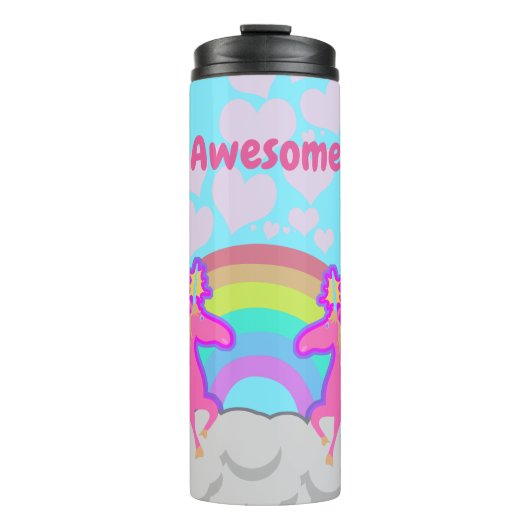 Bouteilles Isothermes Totalement 80s Unicorne (Devant)