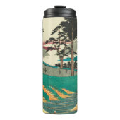 Bouteilles Isothermes Totsuka, Japon : Impression de blocs de bois Vinta (Devant)