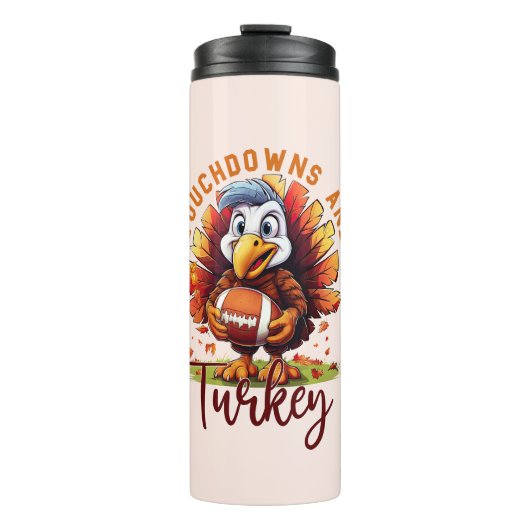 Bouteilles Isothermes Touchdown et Turquie Thanksgiving (Devant)
