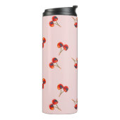 Bouteilles Isothermes Touche de peinture rouge cerise (Tourné sur la gauche)