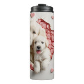 Bouteilles Isothermes Toujours ma mère - Chien maman & bébé coutume (Devant)