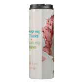 Bouteilles Isothermes Toujours ma mère - Chien maman & bébé coutume (Dos)