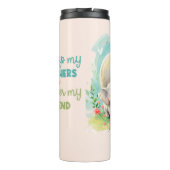 Bouteilles Isothermes Toujours ma mère - maman éléphante & bébé rose (Dos)