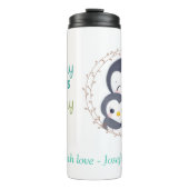 Bouteilles Isothermes Toujours ma mère - maman pingouin et bébé (Devant)