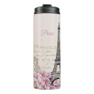 Bouteilles Isothermes Tour Eiffel, Paris Magnolia Rose