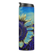 Bouteilles Isothermes Tournesol bleu (Tourné sur la droite)