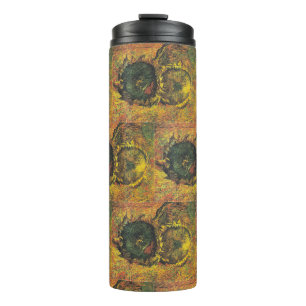 Bouteilles Isothermes Tournesols de Van Gogh - Art floral doré vintage