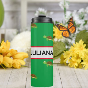 Bouteilles Isothermes Tourtelette moderne rouge à grains