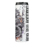 Bouteilles Isothermes Toy Fox Terrier Floral Fun (Dos)