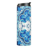 Bouteilles Isothermes Tracery motif apaisant sans faille. Design Mehendi (Tourné sur la gauche)