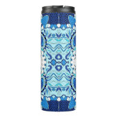 Bouteilles Isothermes Tracery motif apaisant sans faille. Design Mehendi (Dos)