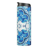 Bouteilles Isothermes Tracery motif apaisant sans faille. Design Mehendi (Tourné sur la droite)