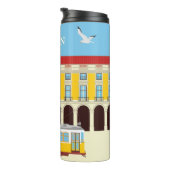 Bouteilles Isothermes Tramway jaune de Lisbonne style vintage (Tourné sur la droite)