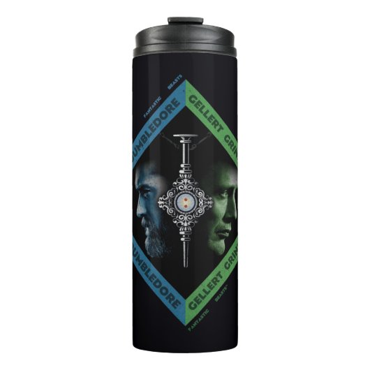 Bouteilles Isothermes Tranche sanguine Dumbledore & Grindlewald Graphiqu (Devant)