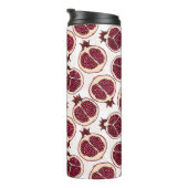 Bouteilles Isothermes Tranches de grenade sur blanc (Tourné sur la droite)