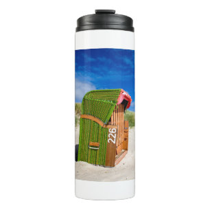 Bouteilles Isothermes Transat Green Beach en mer du Nord