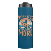 Bouteilles Isothermes Travailler moins de Surf plus (Devant)