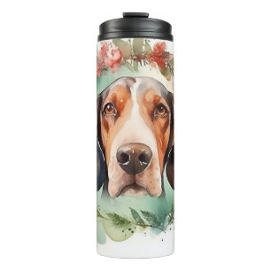 Bouteilles Isothermes Treeing Walker Christmas Wreath Festive Pup