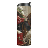 Bouteilles Isothermes Treeing Walker Coonhound Dog Christmas Festive (Tourné sur la gauche)