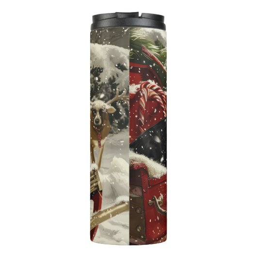 Bouteilles Isothermes Treeing Walker Coonhound Dog Christmas Festive (Dos)