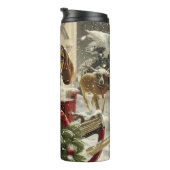 Bouteilles Isothermes Treeing Walker Coonhound Dog Christmas Festive (Tourné sur la droite)