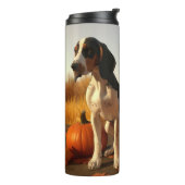 Bouteilles Isothermes Trek Walker Coonhound Chiot Citrouille d'automne (Tourné sur la gauche)