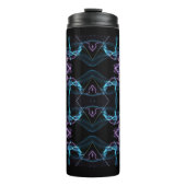 Bouteilles Isothermes Triangle bleu et violet Mandala (Devant)