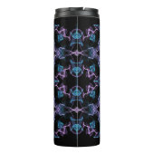 Bouteilles Isothermes Triangle bleu et violet Mandala (Dos)