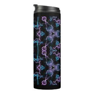 Bouteilles Isothermes Triangle bleu et violet Mandala