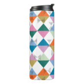 Bouteilles Isothermes Triangles colorés des années 80 (Tourné sur la gauche)