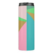 Bouteilles Isothermes Triangles de blocs de couleurs de géométrie Abstra (Dos)