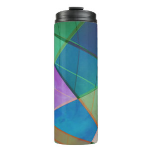 Bouteilles Isothermes Triangles modernes, colorés, trapézoïdes façon