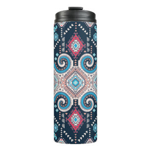 Bouteilles Isothermes Tribal mexicaine vintage ethnique sans couture mot