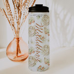 Bouteilles Isothermes Tribu des mariées de plage tropicale | Monogramme<br><div class="desc">Merci à vos meilleures filles de se tenir à vos côtés avec ces tumblers uniques. Le cadeau de bachelorette parfait pour votre soirée de week-end! Nos chic tondeuses à aquarelle sont le moyen parfait pour votre équipe d'attirer toute l'attention partout où vous et vos filles allez ! Aquarelle été filles,...</div>