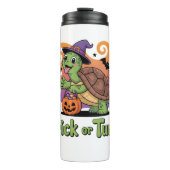 Bouteilles Isothermes Trick ou Turt Funny Turtle Halloween (Devant)