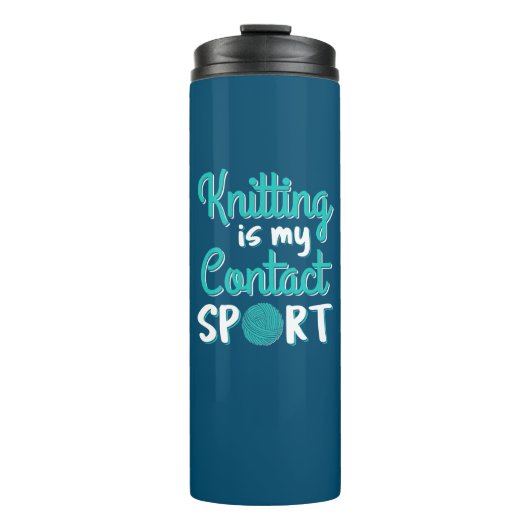 Bouteilles Isothermes Tricot Est Mon Contact Sport (Devant)