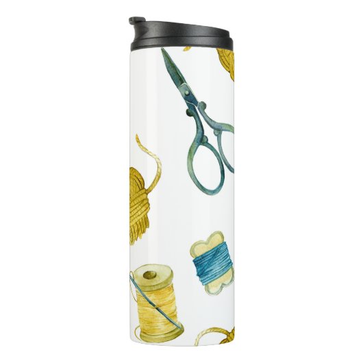 Bouteilles Isothermes Tricot motif sans faille (Tourné sur la droite)