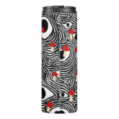 Bouteilles Isothermes Trippy Mushroom Travel Mug - Funky Eye Design Cup (Dos)