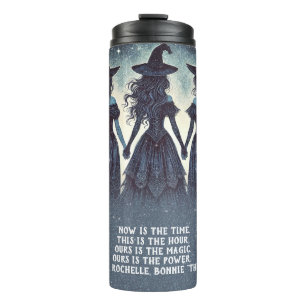 Bouteilles Isothermes Trois sorcières à la fête d'Halloween étoilée de n