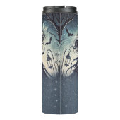 Bouteilles Isothermes Trois sorcières à la soirée d'Halloween étoilée (Dos)