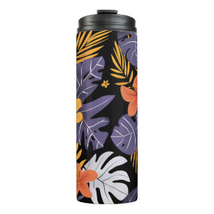 Bouteilles Isothermes Tropical Bliss : Bold Floral Paradise Motif
