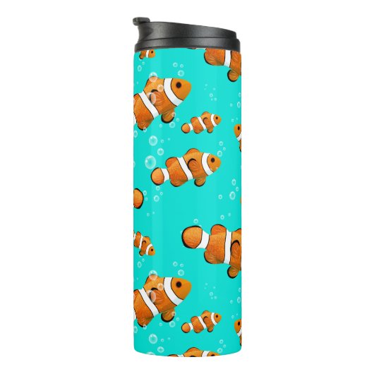 Bouteilles Isothermes Tropical Clownfish & Bubbles Motif (Tourné sur la droite)