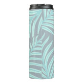 Bouteilles Isothermes Tropical Pastel Feuilles Monogram Thermal Tumbler (Dos)