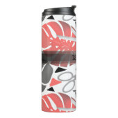 Bouteilles Isothermes Tropical print monstera leaves scissors jungle exo (Tourné sur la gauche)